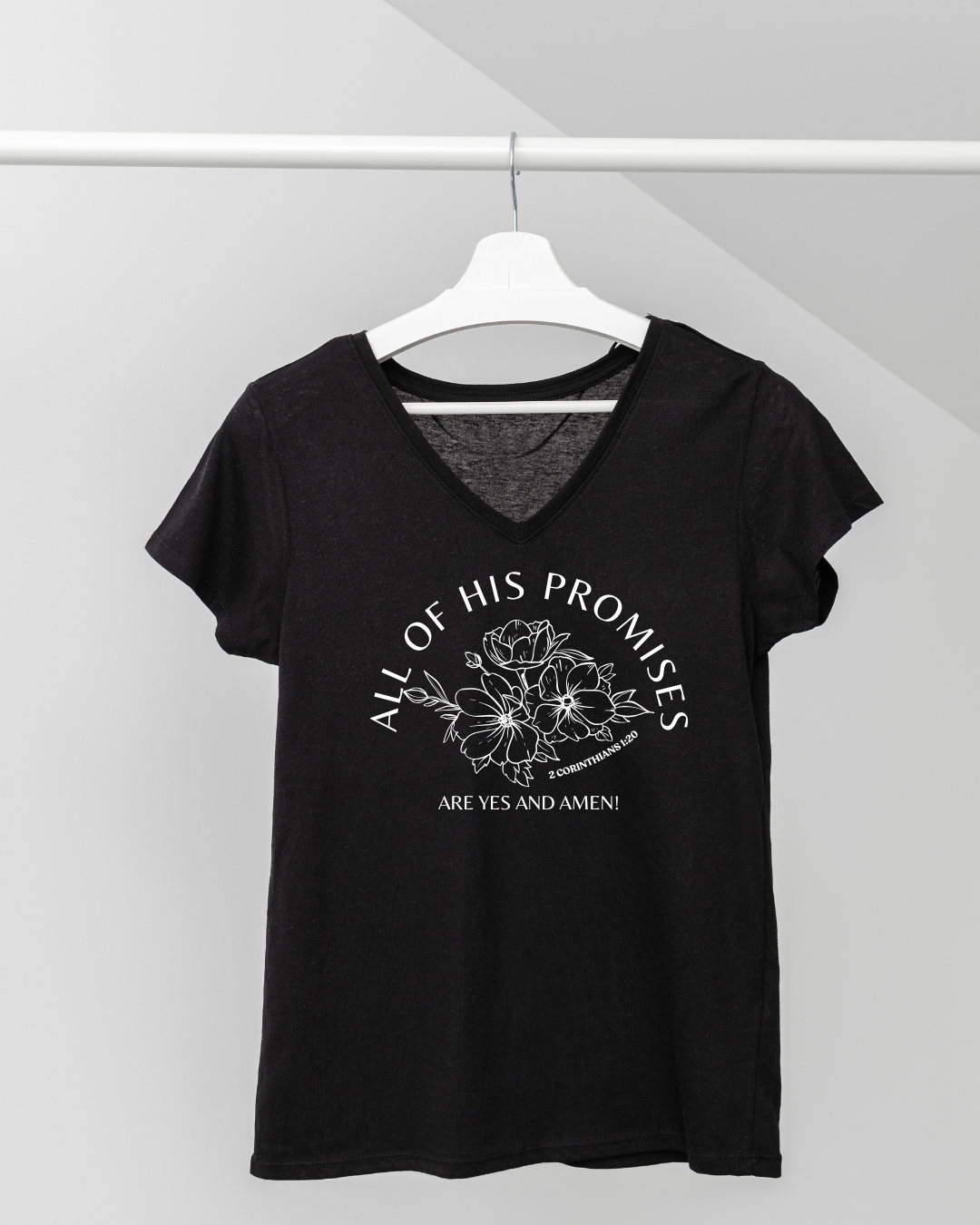 "Yes and Amen" Floral Faith Tee