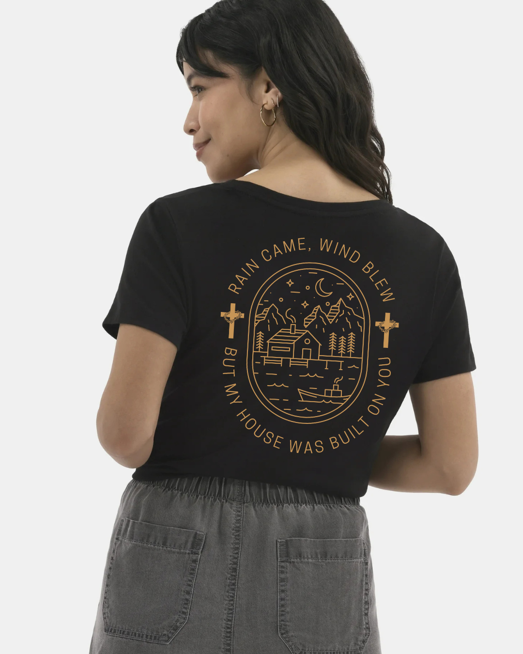Firm Foundation Tee- Built on Christ
